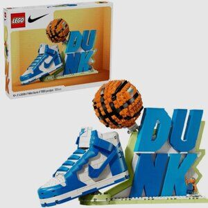 LEGO Nike Dunk Sneaker Brand New/Sealed IN HAND Ships Immediately!